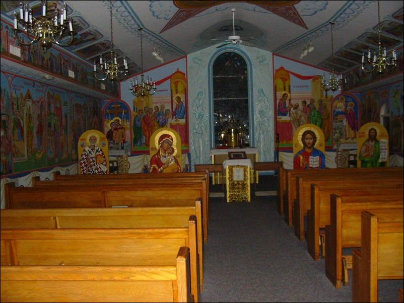 Interior de la Parroquia