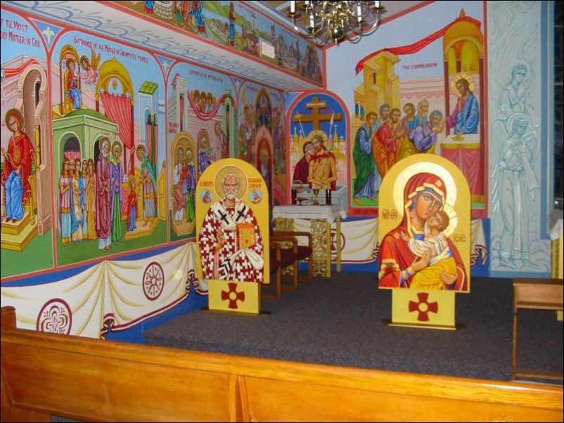 Interior de la Parroquia