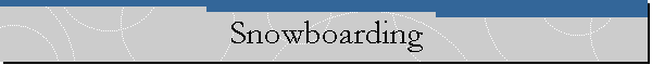 Snowboarding