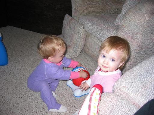 Declan and Helena at play