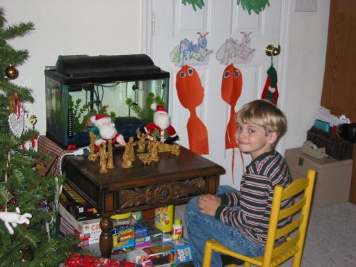 Tristin takes a moment with the reason for the season