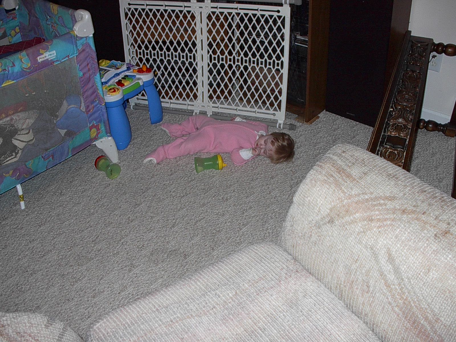 Helena says, 'why waste energy getting to a bed?'