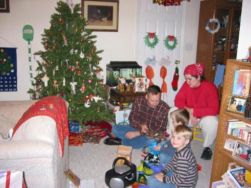 Festive holiday gift-giving