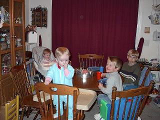 ...and they were dancing on the chairs