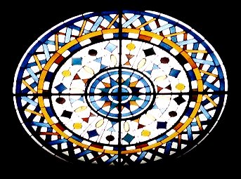 Oculus window of St. Julien--photo by tirnanog