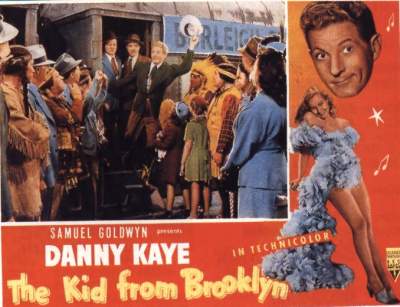 Danny Kaye The Kid From Brooklyn movie poster