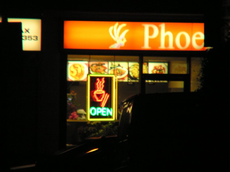 Chip shop at the end of my road taken at 2100mm using my homebrew Bazooka 5.5x teleconverter