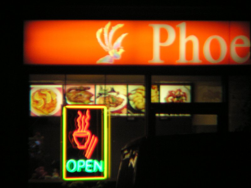 Chip shop at the end of my road taken at 3150mm using my homebrew Bazooka 5.5x teleconverter stacked with an Olympus VF-KL2 1.5x teleconverter