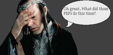 This was Elrond's initial reaction to the whole adventure