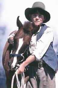 Lucky as colt and actor Chase Moore