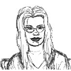 A drawing of me I did around 2001?