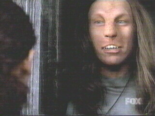 Surprise visitor outside his door