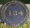 Number Plate from Aliquippa & Southern 0-6-0 #134