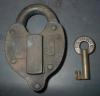 B&O Cast Brass Lock with Key