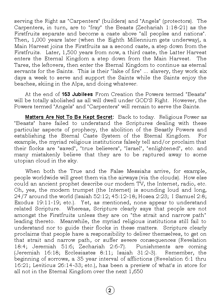 Message For Carpenters