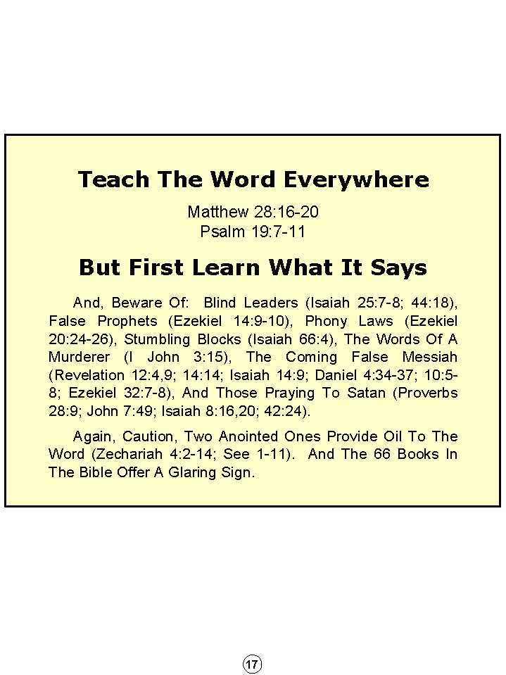 Message For Carpenters