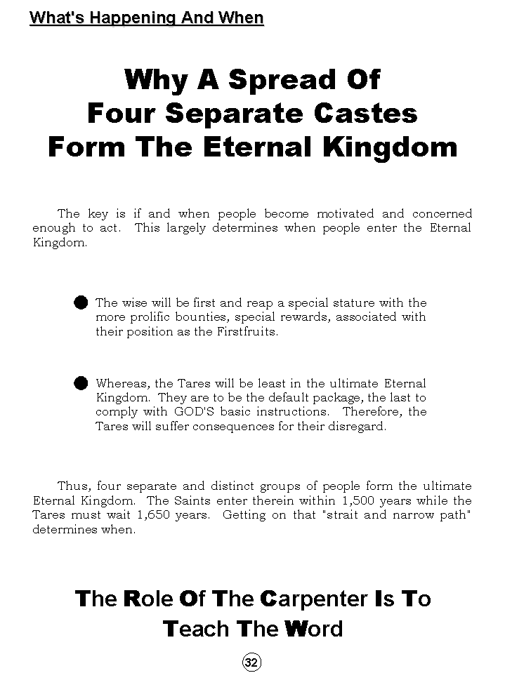 Message For Carpenters