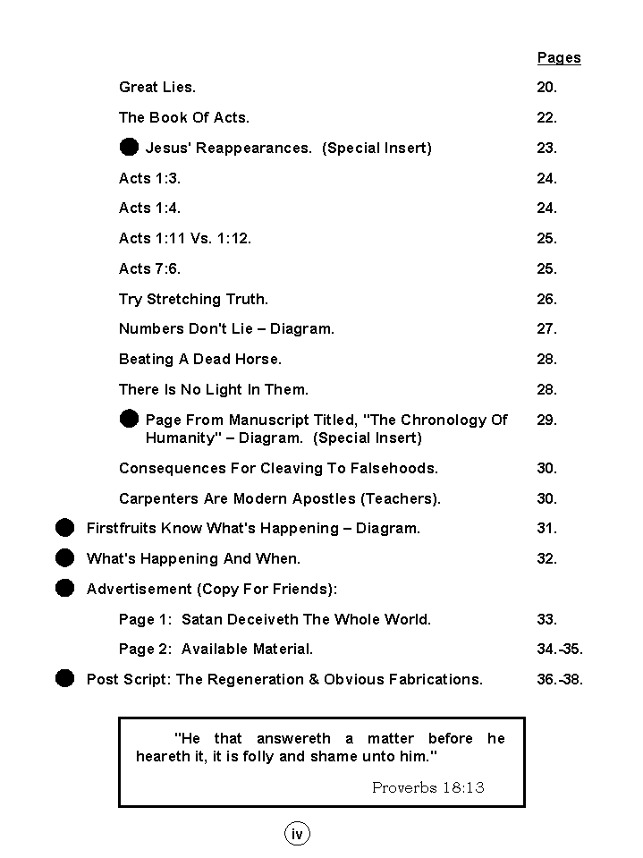 Message For Carpenters