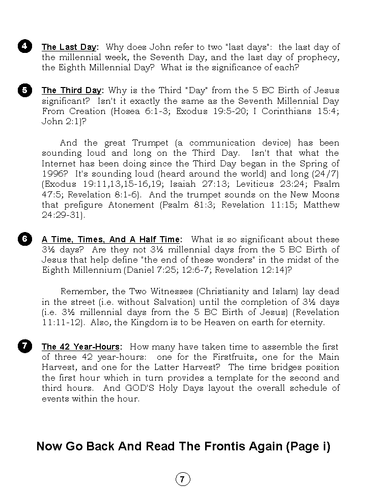 Synopsis Of The Future, Tomorrow's World Kingdom