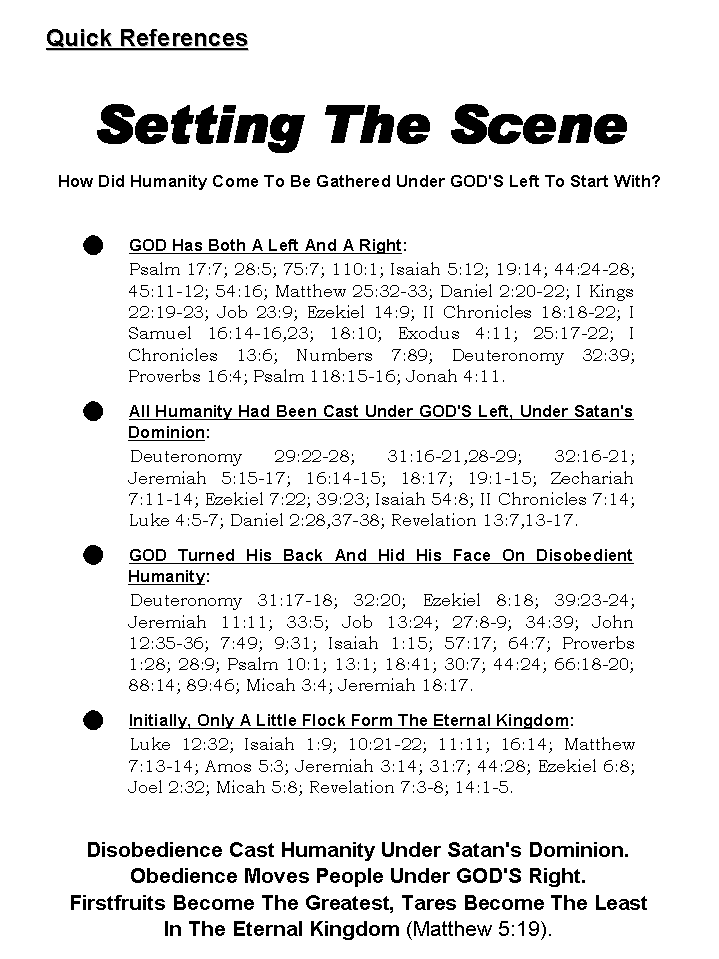 Synopsis Of The Future, Tomorrow's World Kingdom