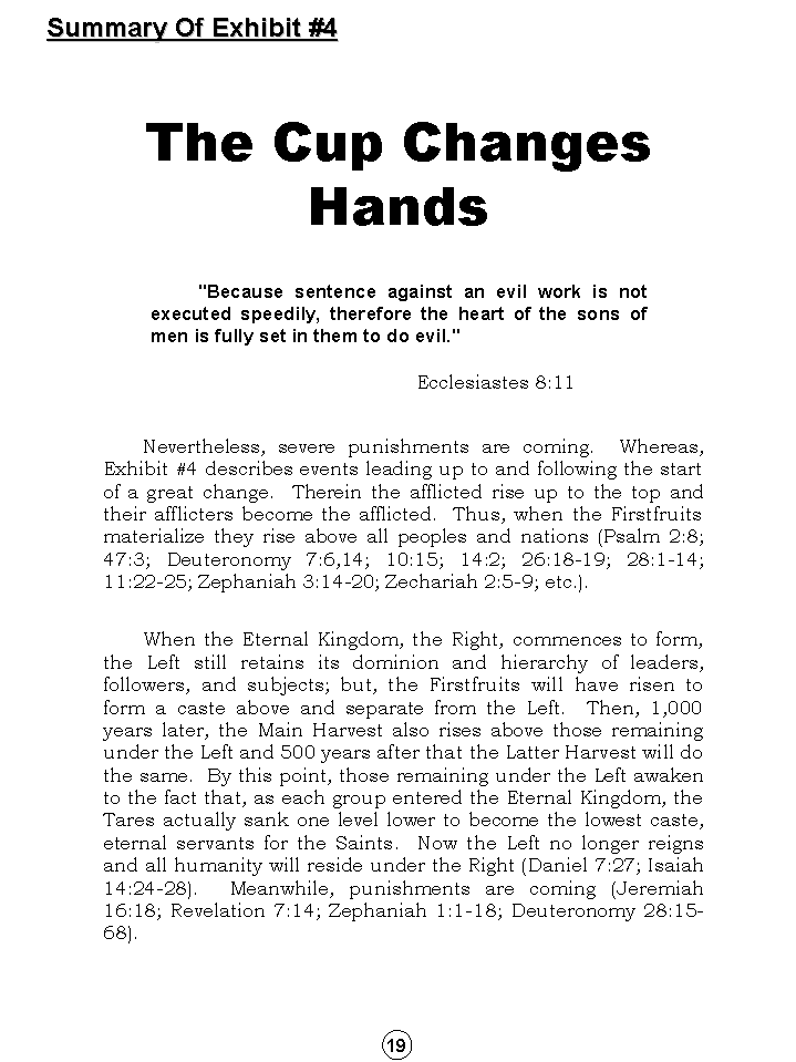 Synopsis Of The Future, Tomorrow's World Kingdom