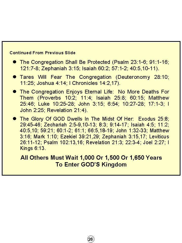 Synopsis Of The Future, Tomorrow's World Kingdom