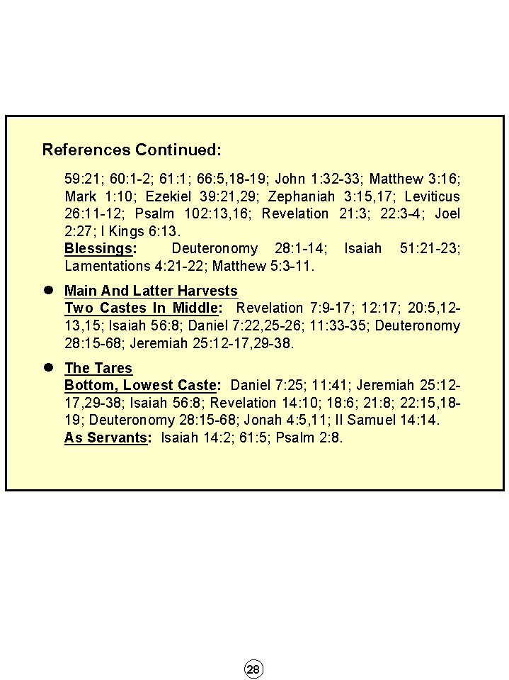 Synopsis Of The Future, Tomorrow's World Kingdom