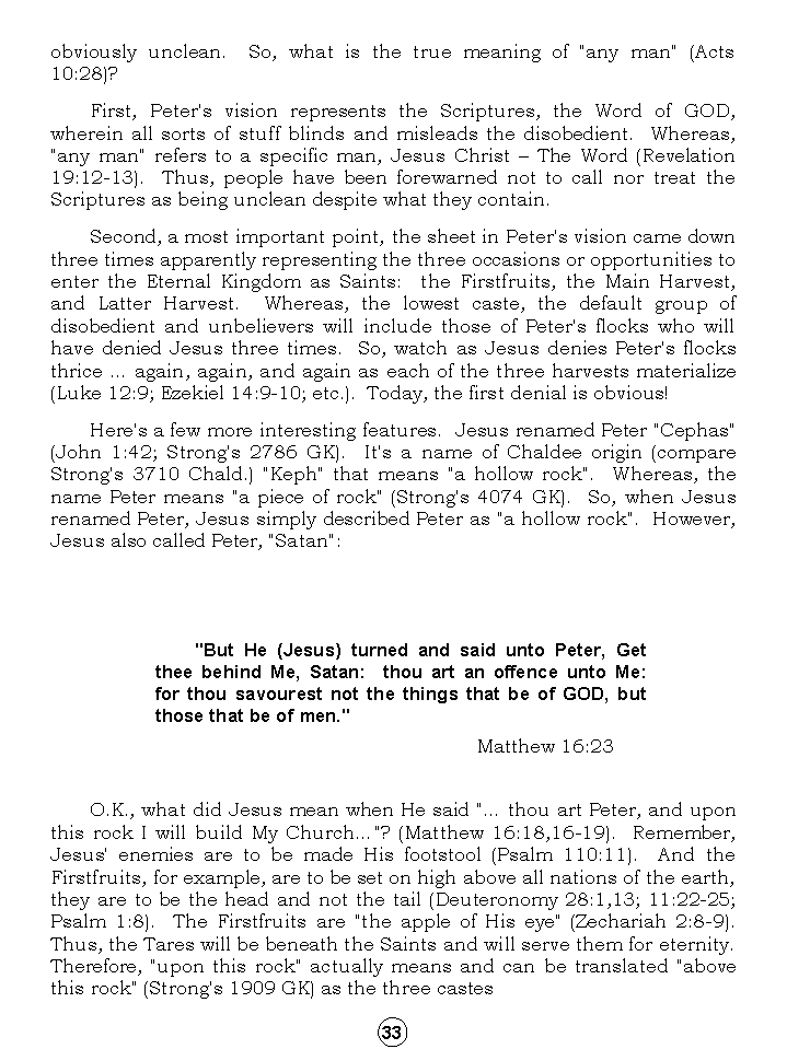 Synopsis Of The Future, Tomorrow's World Kingdom