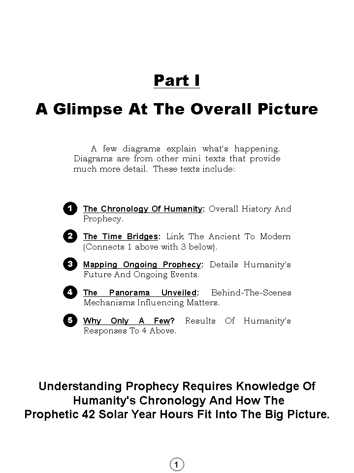 Humanity's Great Sojourn Through History And Prophecy