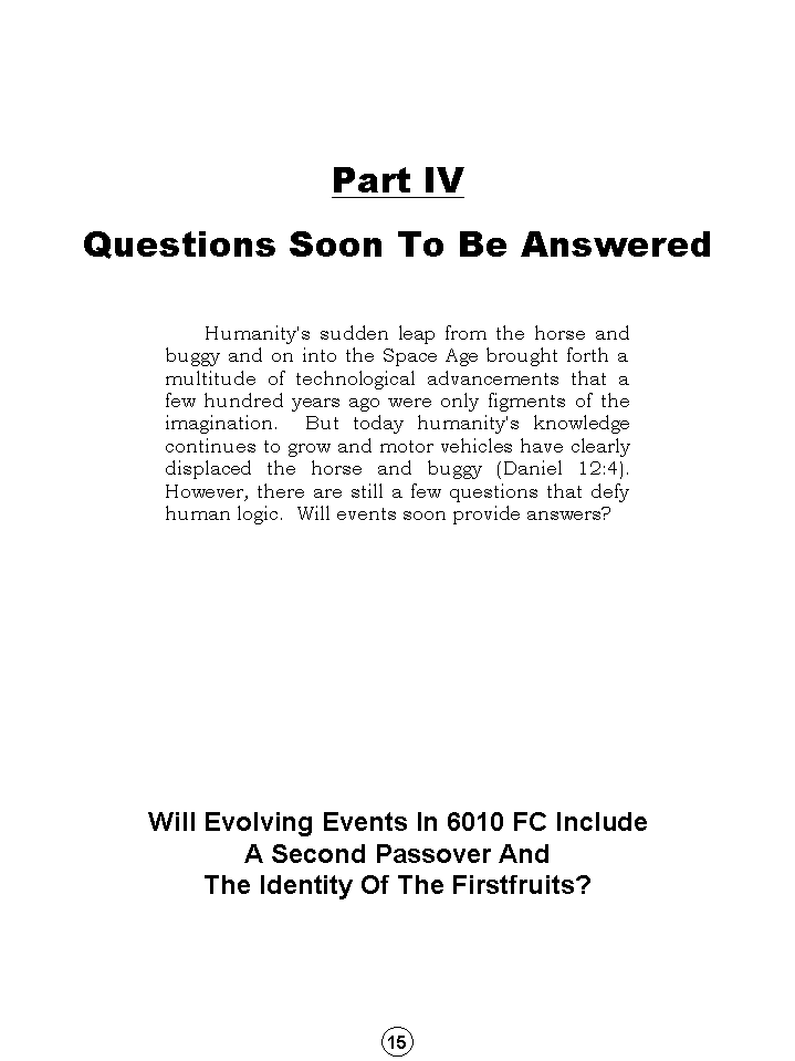 Humanity's Great Sojourn Through History And Prophecy