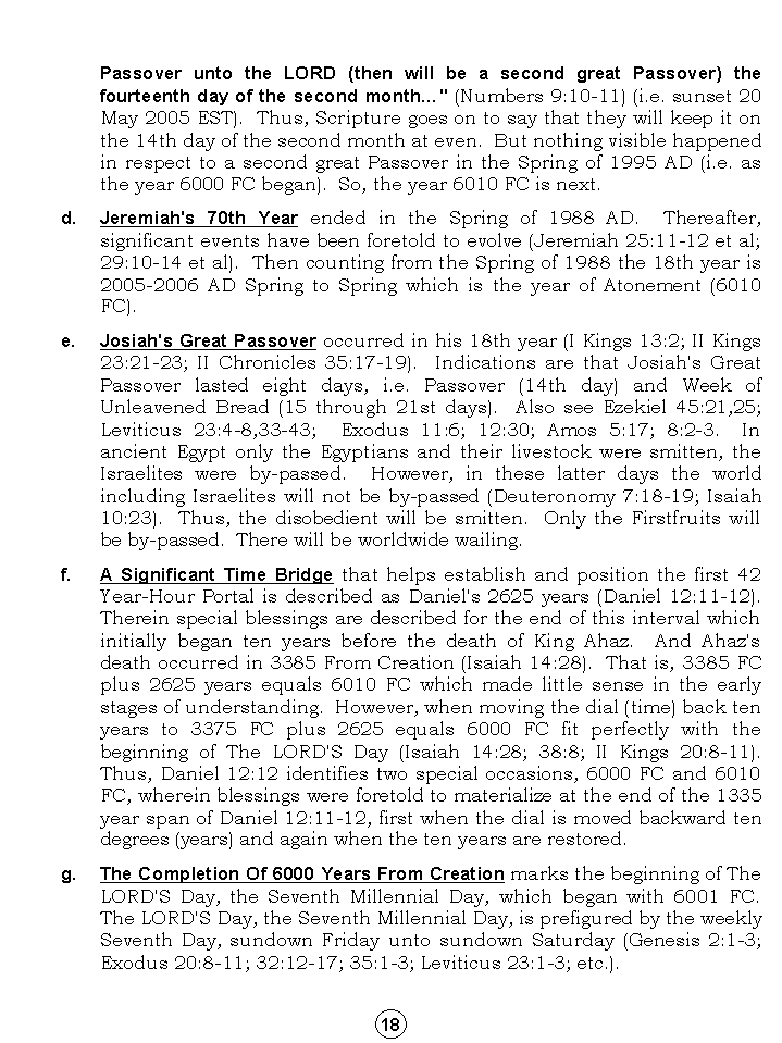 Humanity's Great Sojourn Through History And Prophecy