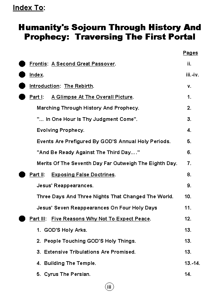 Humanity's Great Sojourn Through History And Prophecy