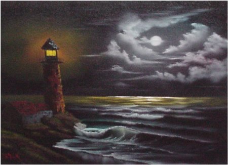 Lighthouse Seascape