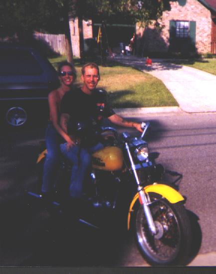 [PAM'S FIRST HARLEY RIDE!!!]