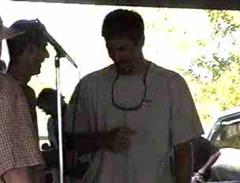 winner of the custom shaped O'Hare longboard