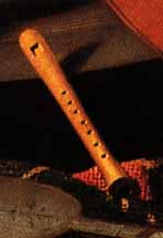 Detail van 'Stilleven met instrumenten', Bartolomeo Bettera (1639- na 1687, voor 1700). Bevindt zich in de verzameling van Silvano Lodi, Itali&euml;.