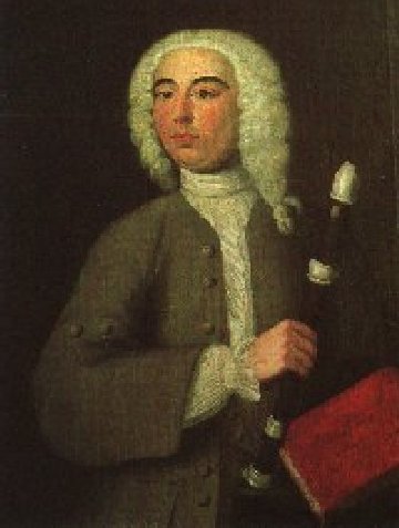 'Blokfluitist' (circa 1705), anoniem schilderij.'