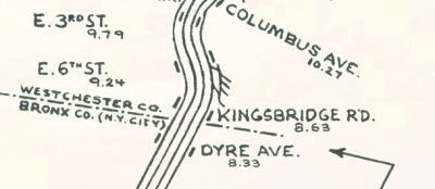 NYC (Bronx) / Westchester County Map Detail