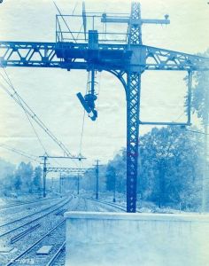 NYW&B ROW South from the Heathcote station in Scarsdale