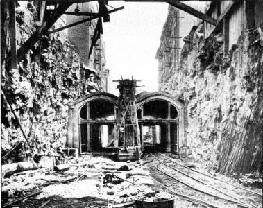 The Anderson Ave Tunnel under construction