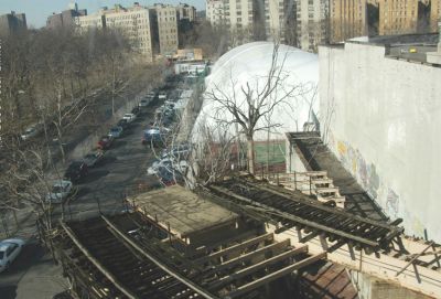 The stub of the Shuttle Line