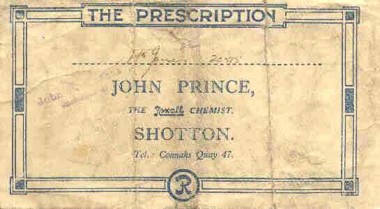 John Prince Chemist Prescription Envelope