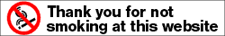 Thank you for not Smoking on this website