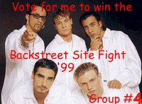 Vote for me in the Backstreet Site Fight 99