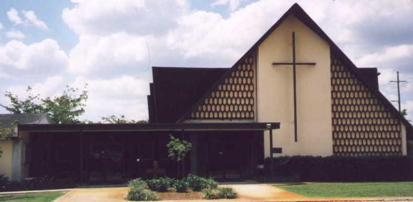 Outside front of Church