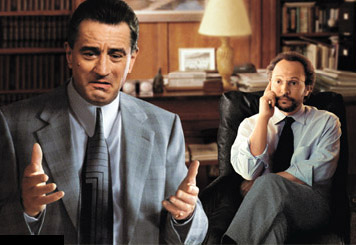 De Niro and Crystal as Vitti and Dr. Sobol