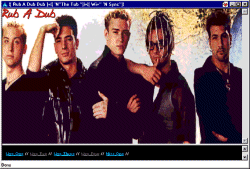 Rub A Dub's first picture page.