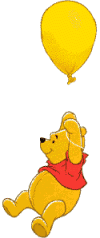 Pooh on balloon