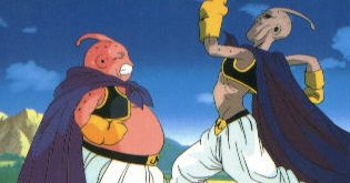 Majin Boo Gordo vs Majin Boo Magro. #dragonballz #dragonball #anime #a