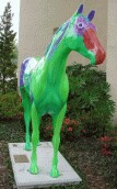 Horse Sculpture in nearby Ocala